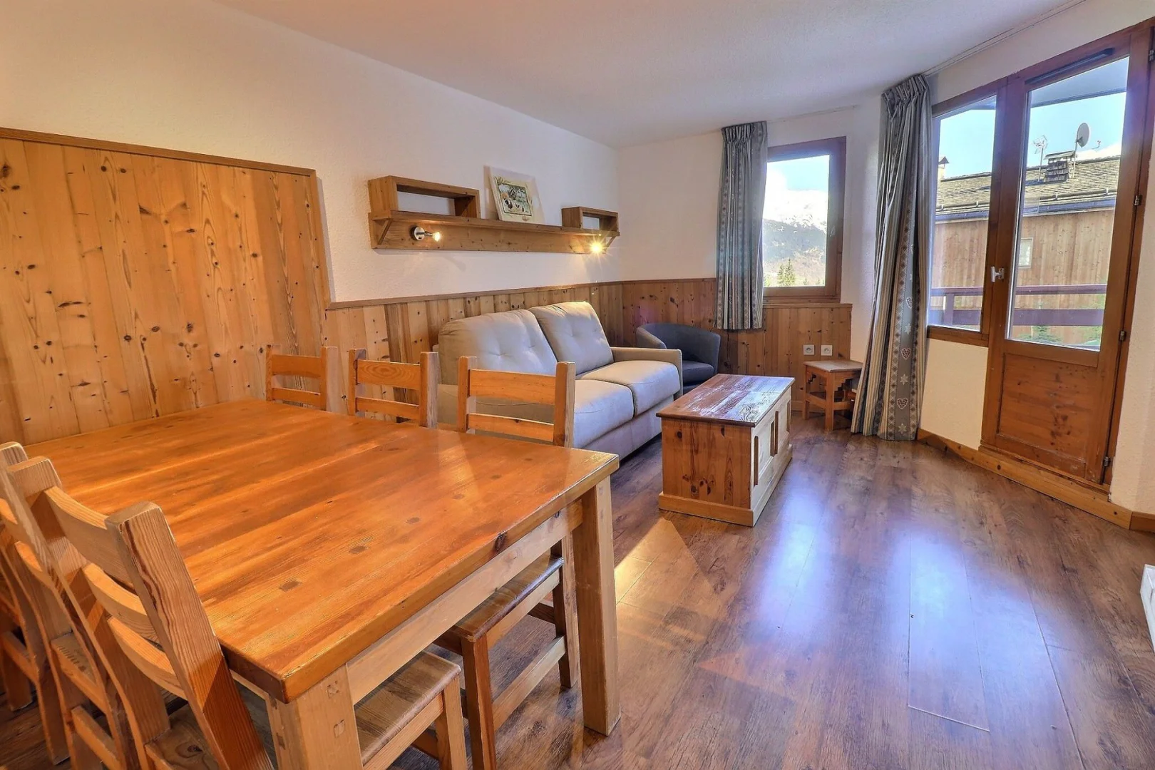 LGB104 / 2 rooms cabin / La Tania / Centre - La Tania