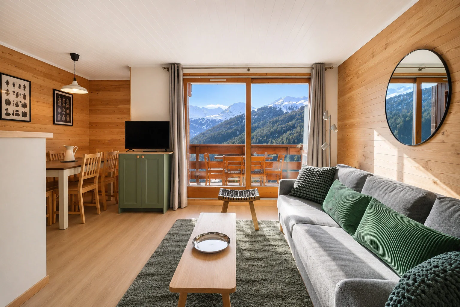 PLA031 / 2 rooms cabin / Méribel / Le Chatelet
